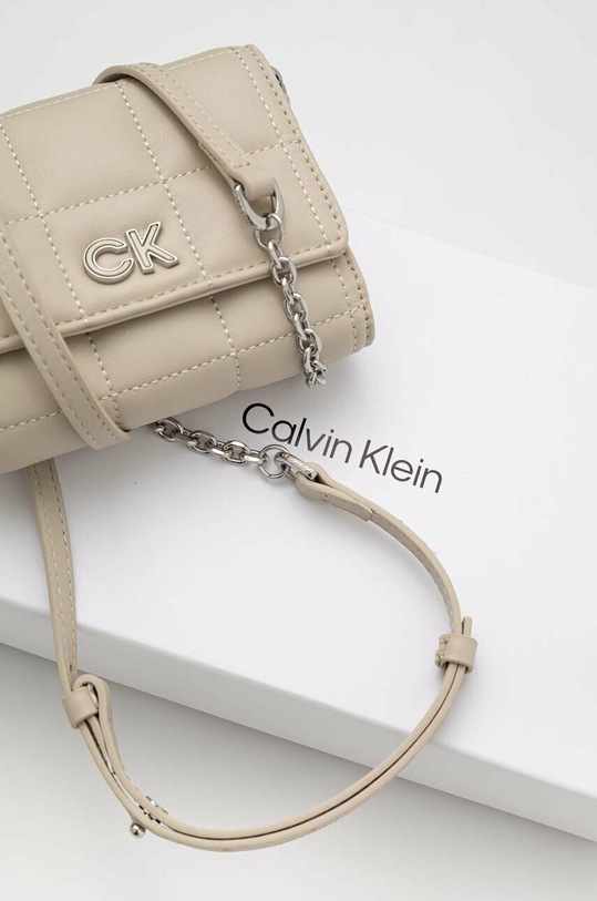 Peňaženka Calvin Klein K60K610476.PPYX béžová