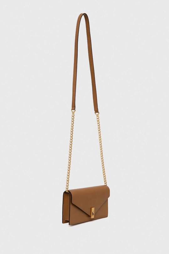 Polo Ralph Lauren borsa a mano in pelle 427886738 beige AW24