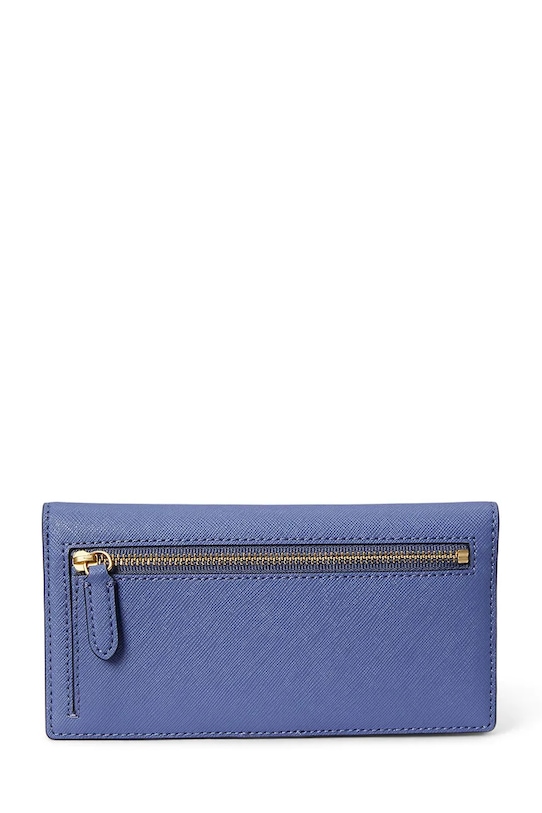 Lauren Ralph Lauren portfel damski skórzany 432802917 niebieski SS26