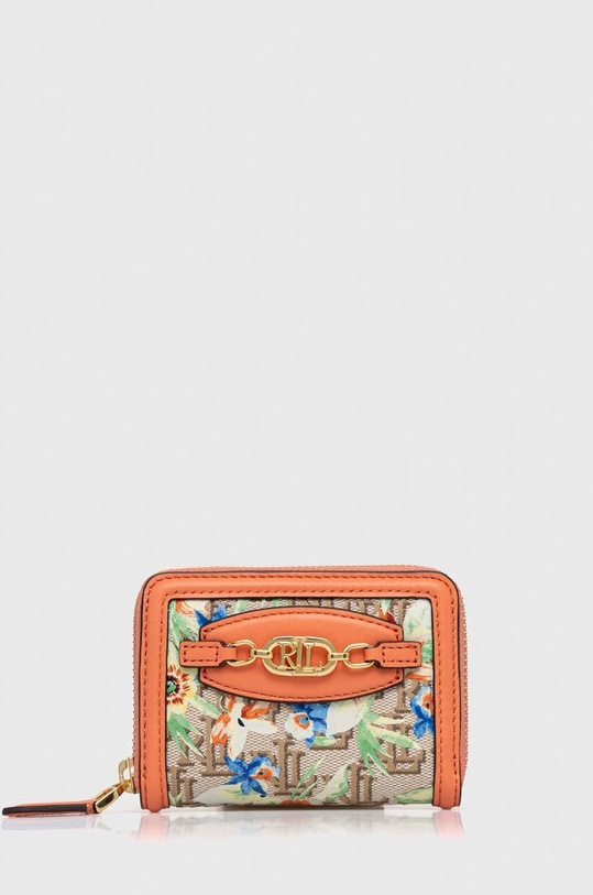 Lauren Ralph Lauren portfel skóra licowa multicolor 432900652