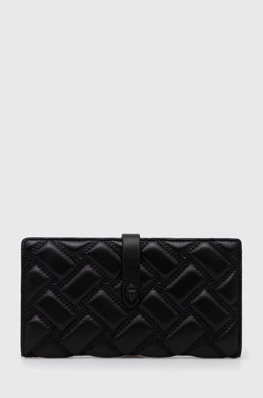 Kožená peněženka Kurt Geiger London přírodní kůže černá 9095700109