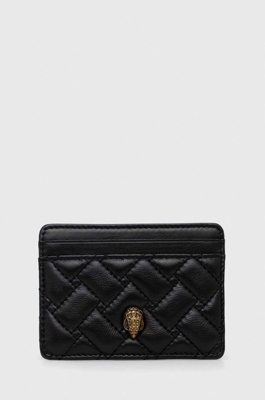 Kurt Geiger London etui na karty skórzane skóra licowa czarny 9128800109