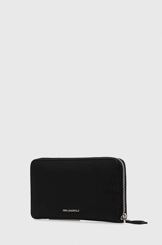 Δερμάτινο πορτοφόλι Karl Lagerfeld 230W3213 μαύρο AA00