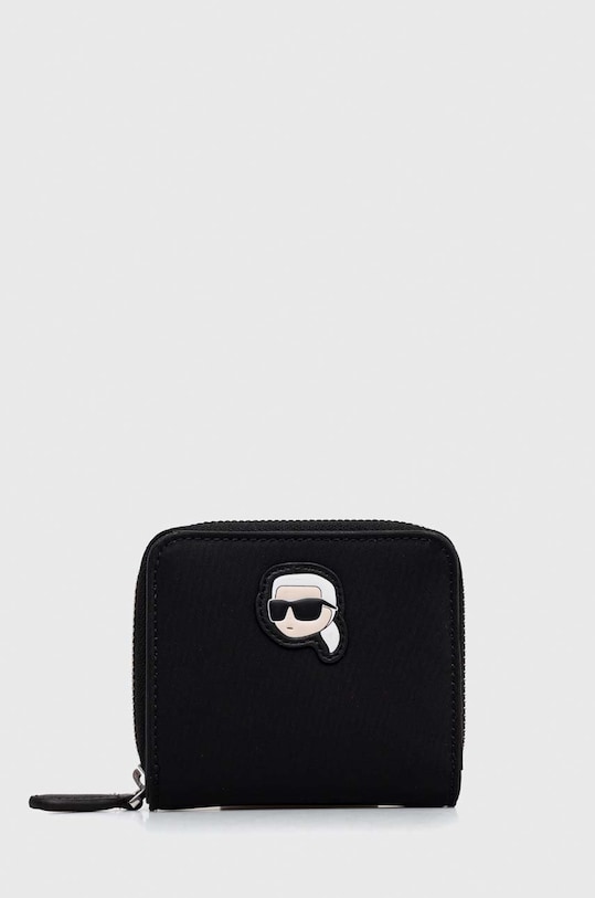 Гаманець Karl Lagerfeld дрібний узор чорний 230W3220