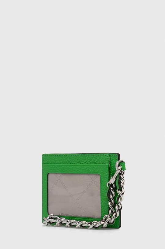 Kožené pouzdro na karty MICHAEL Michael Kors 34R3ST9D5L zelená SS23
