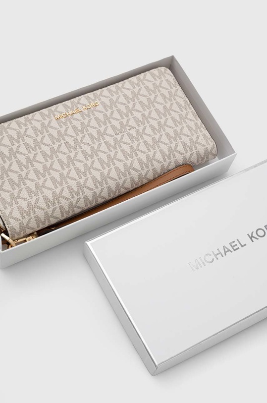 Akcesoria MICHAEL Michael Kors portfel 34F1GJ6E7B beżowy