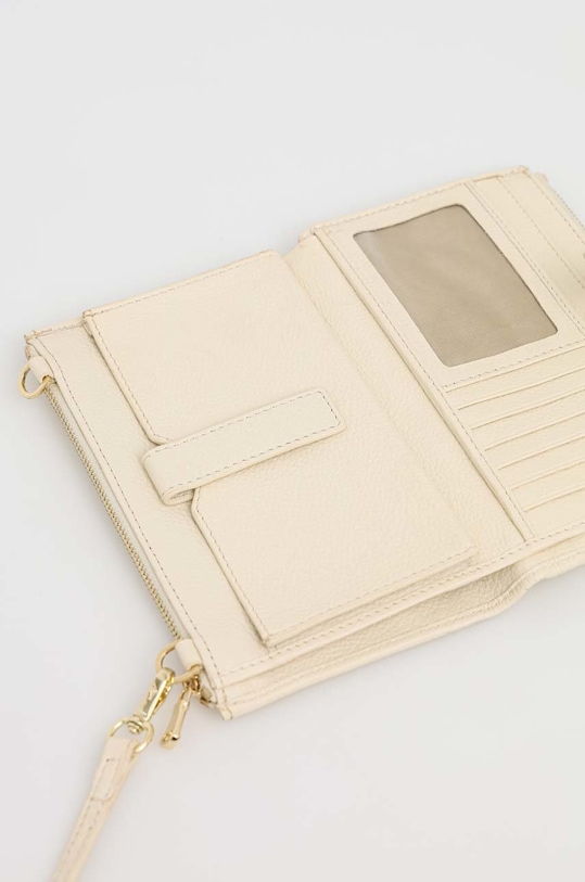 Dodatki usnjena denarnica Patrizia Pepe CQ9774.L001 bež