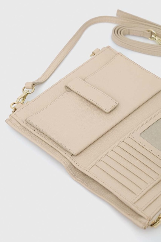 Doplňky kožená peněženka Patrizia Pepe CQ9774.L001 béžová
