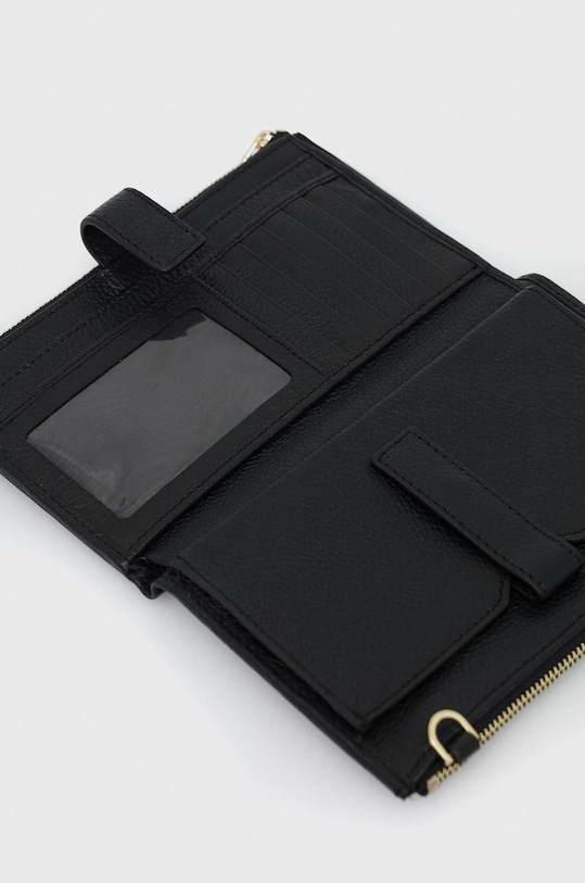 Akcesoria Patrizia Pepe portfel skórzany CQ9774.L001 czarny