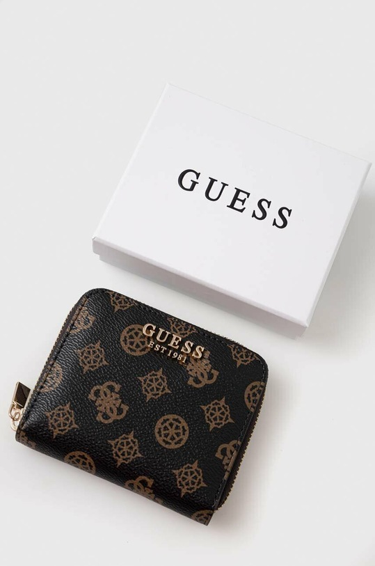 Guess portfel LAUREL czarny SWPG85.00370