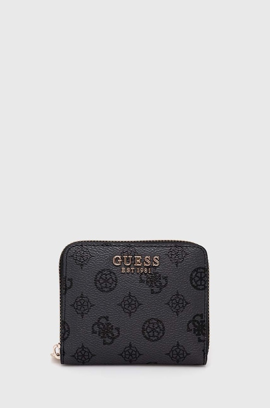 Guess portfel imitacja skóry licowej czarny SWPG85.00370