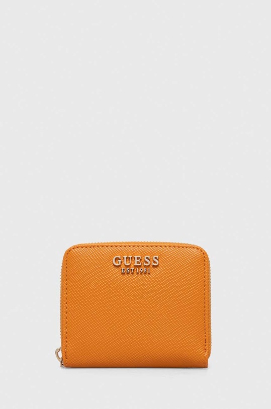Peněženka Guess LAUREL imitace kůže oranžová SWZG85.00370
