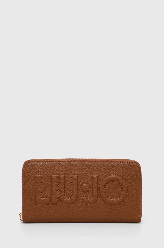 Liu Jo portfel imitacja skóry licowej brązowy AXX027.E0086