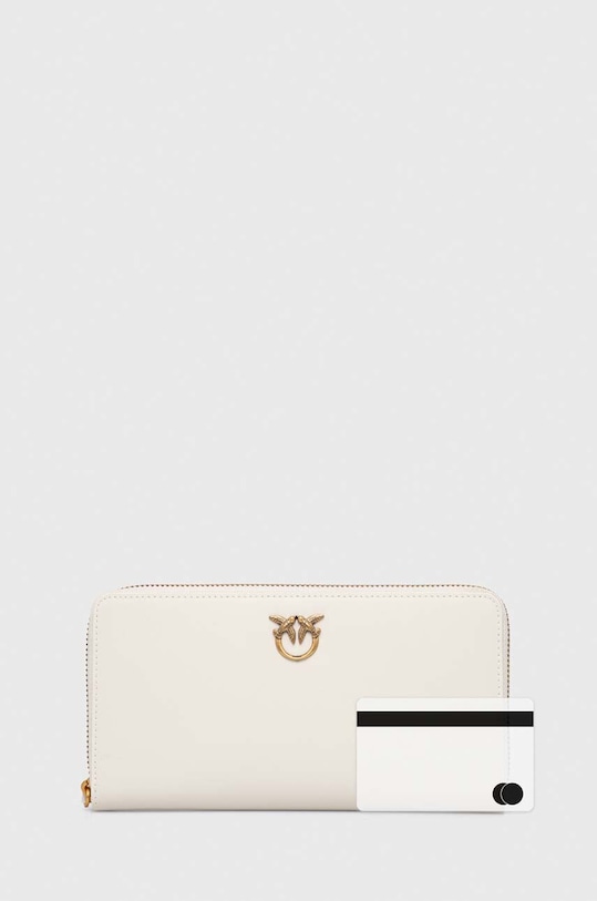 Pinko portfel skórzany 100250.A0F1 biały