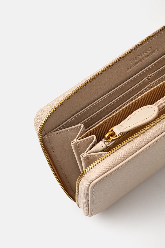Doplnky Kožená peňaženka Pinko 100250.A0F1 béžová