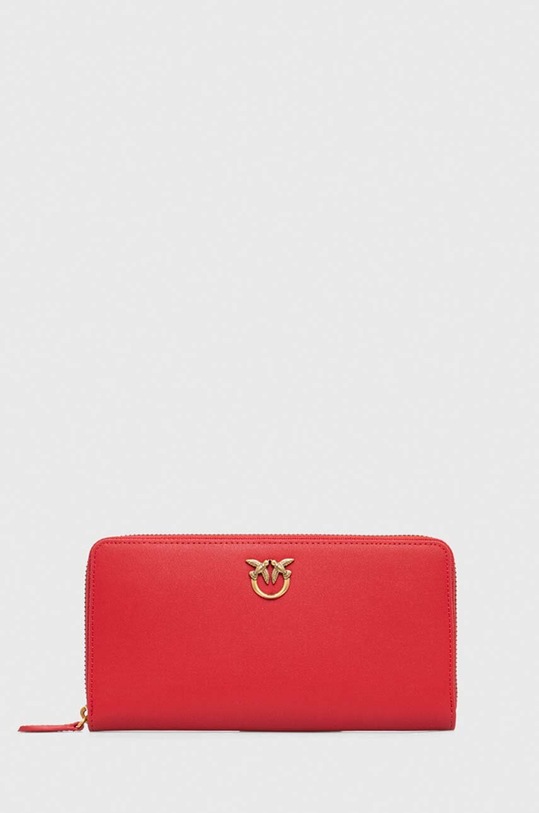 Pinko portofel de piele rosu 100250.A0F1