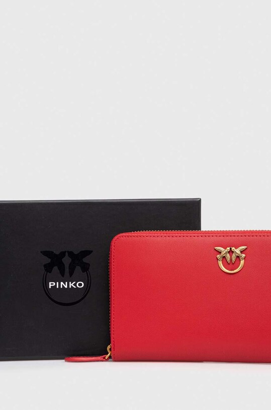 Pinko bőr pénztárca 100250.A0F1 piros