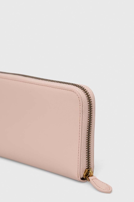 Δερμάτινο πορτοφόλι Pinko 100250.A0F1 ροζ AA00