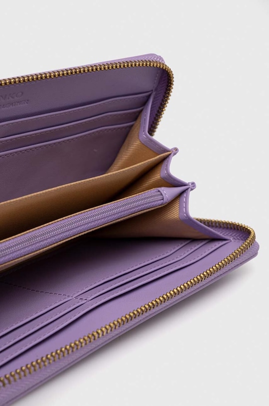 Pinko bőr pénztárca lila 100250.A0F1