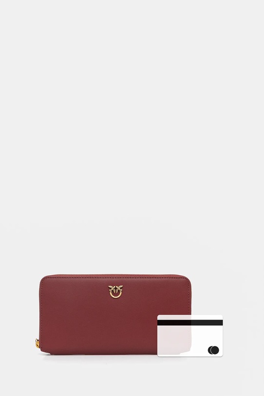 Kožená peněženka Pinko 100250.A0F1 burgundské