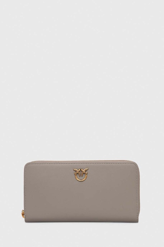 Pinko portofel de piele gri 100250.A0F1