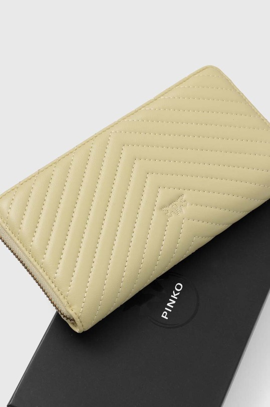 Pinko portfel skórzany 100250.A0GK beżowy