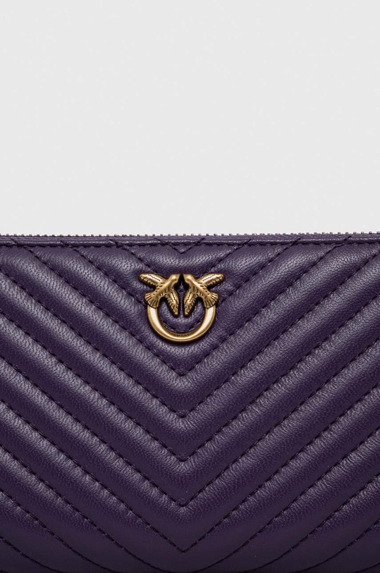 Pinko portfel skórzany 100250.A0GK fioletowy NC00