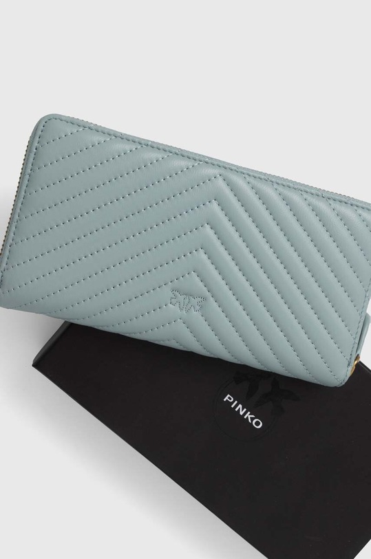 Pinko portfel skórzany 100250.A0GK niebieski