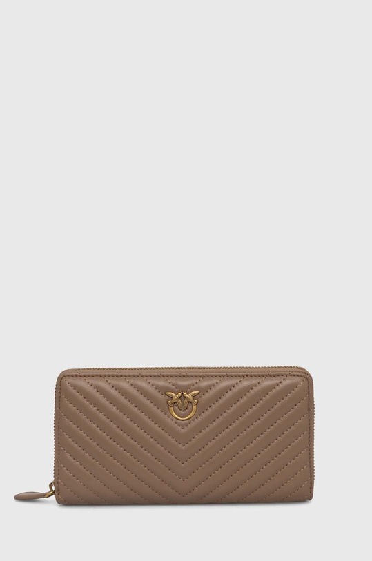 Pinko portofel de piele piele maro 100250.A0GK