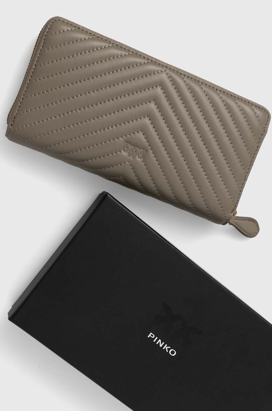 Pinko portofel de piele 100250.A0GK gri