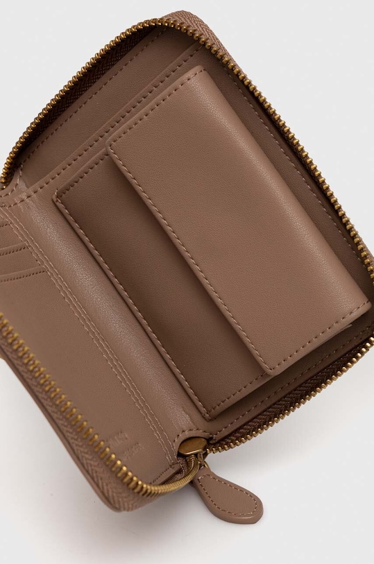 Pinko portofel de piele maro 100249.A0F1