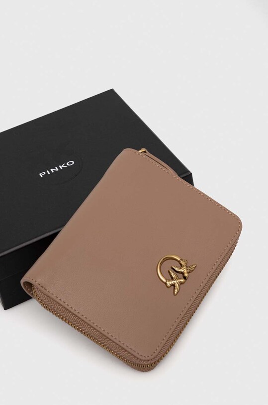 Pinko portofel de piele 100249.A0F1 maro
