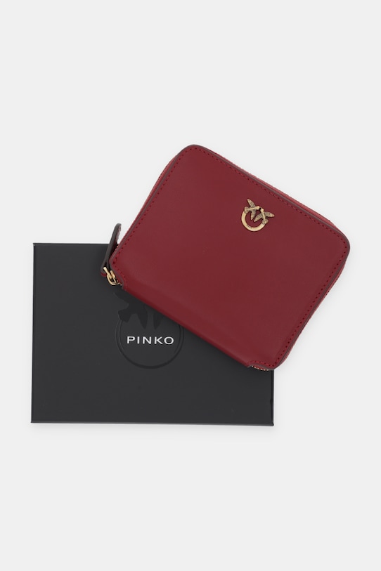 Pinko portfel skórzany 100249.A0F1 czerwony