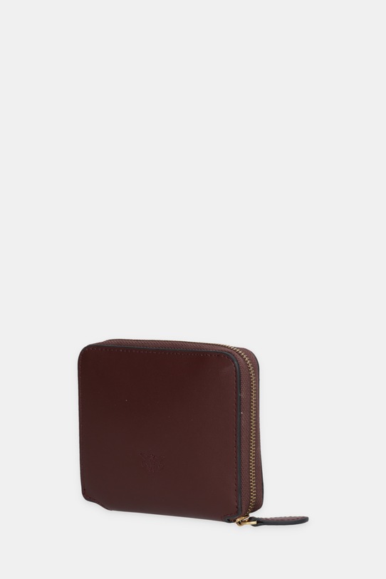 Pinko portfel skórzany 100249.A0F1 bordowy AA00
