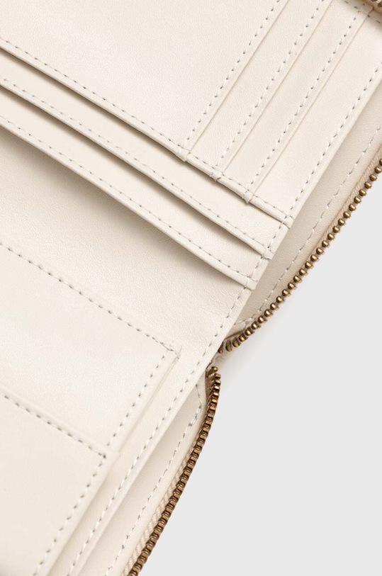 Pinko portfel skórzany beżowy 100249.A0GK