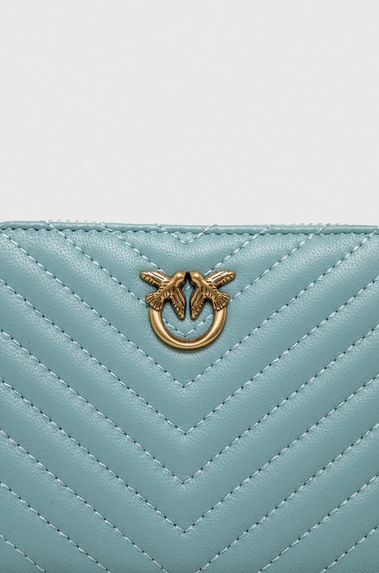 Pinko portfel skórzany 100249.A0GK niebieski AA00