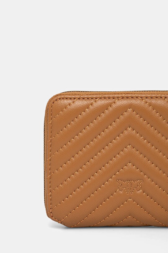 Шкіряний гаманець Pinko 100249.A0GK коричневий AA00