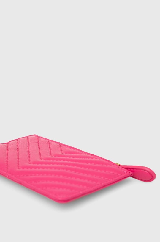 Akcesoria Pinko portfel skórzany 100251.A0GK fioletowy