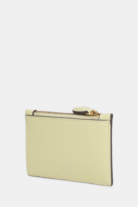 Pinko portfel skórzany 100251.A0F1 żółty AA00