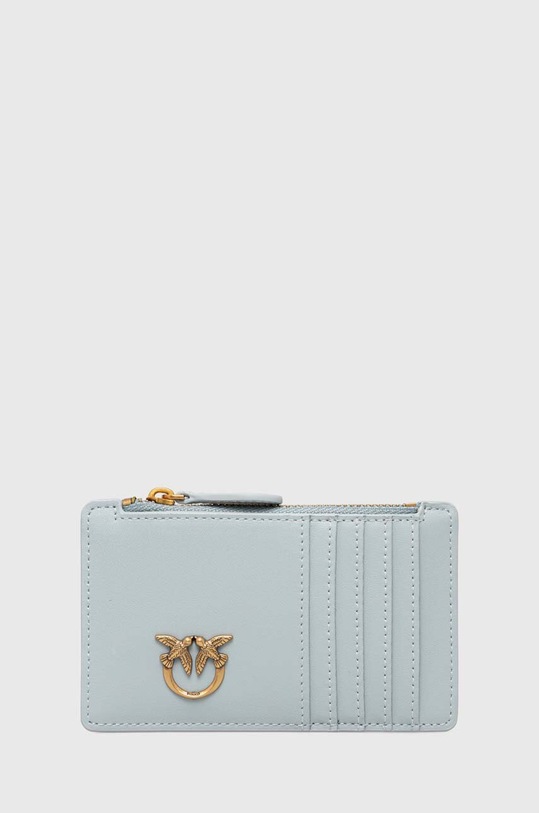 Pinko portfel skórzany niebieski 100251.A0F1