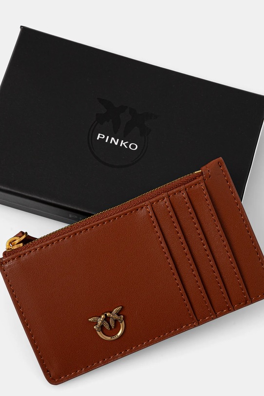 Kožená peněženka Pinko hnědá 100251.A0F1