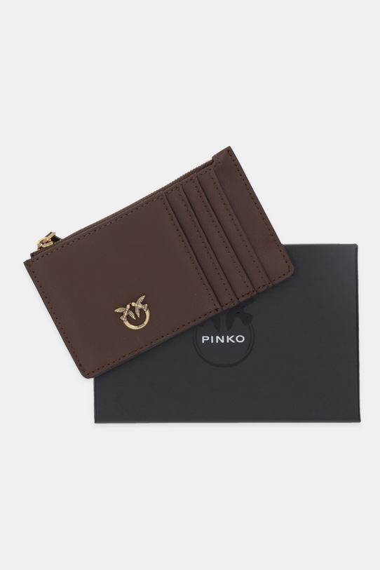 Kožni novčanik Pinko smeđa 100251.A0F1