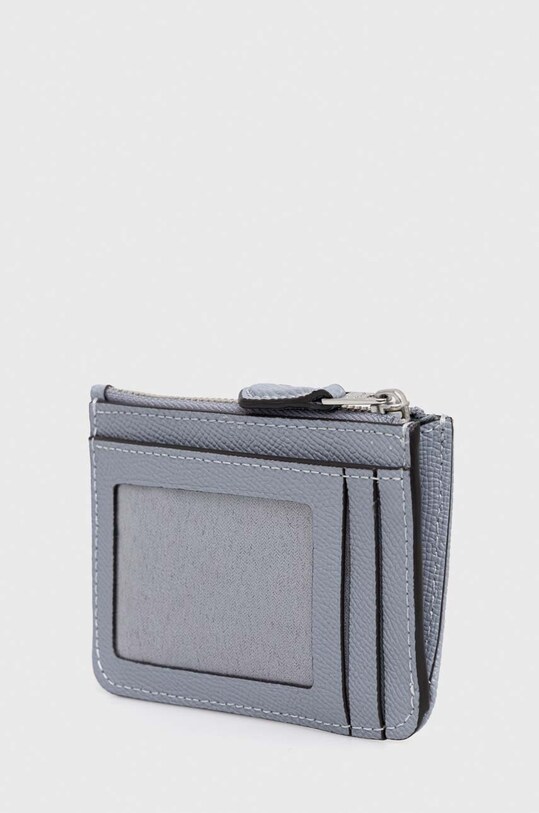 Usnjen etui za kartice Coach CH810 siva AW23