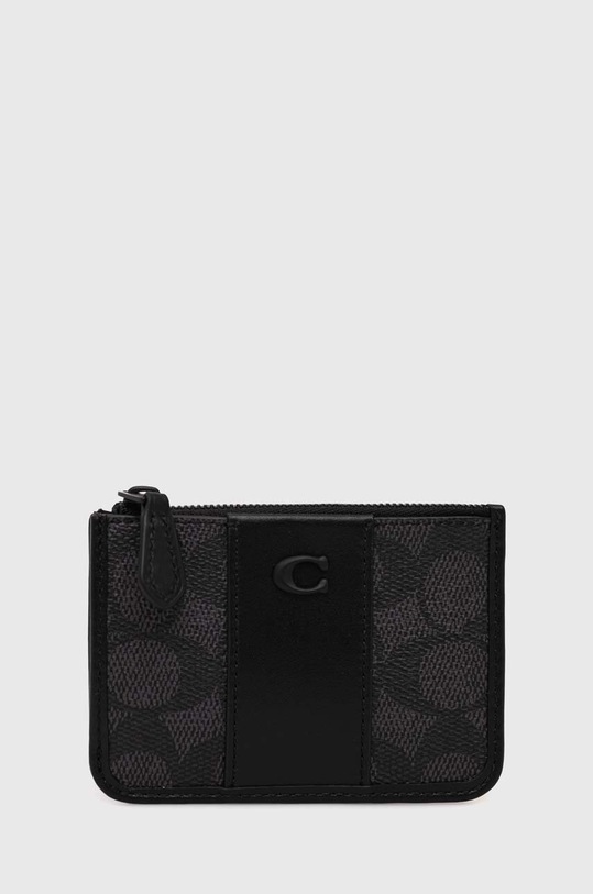 Кошелек Coach кожа чёрный CI185