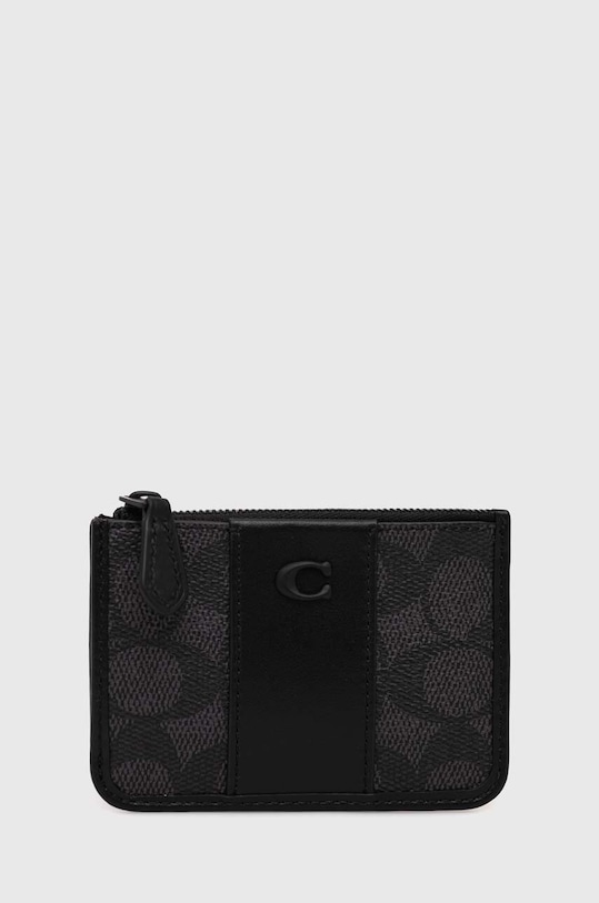 Кошелек Coach кожа чёрный CI185