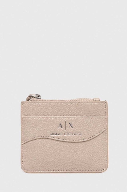 Peňaženka Armani Exchange imitácia kože béžová 948539.CC783