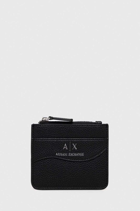 Гаманець Armani Exchange імітація лицьової шкіри чорний 948539.CC783