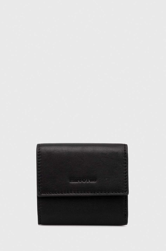 Marc O'Polo portfel skórzany skóra licowa czarny 30319905601114