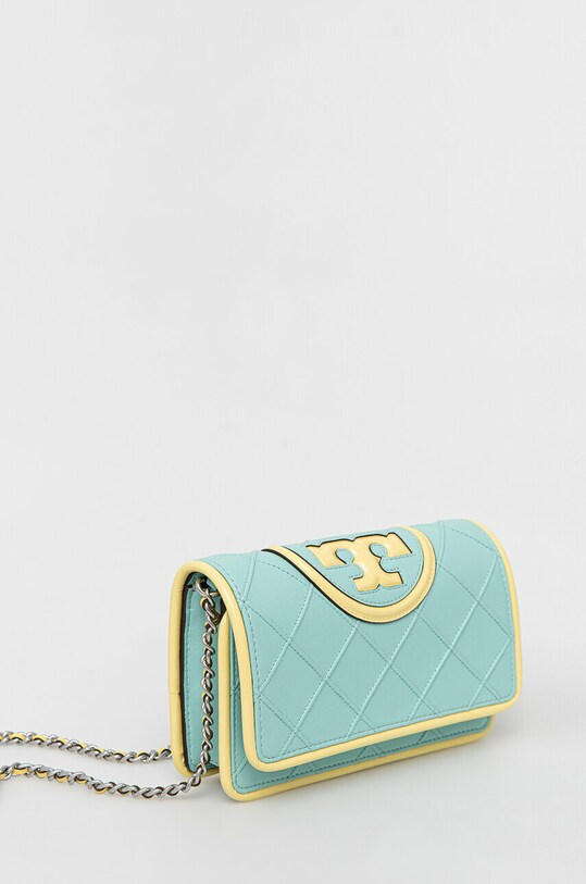 Δερμάτινη τσάντα Tory Burch 143502.300 πράσινο SS23