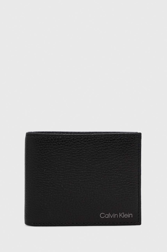 Calvin Klein portofel de piele piele negru K50K509994.PPYX